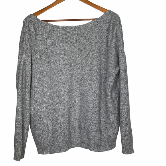 Moth Gray Scoop Neck Sweatshirt - Picture 12 of 12